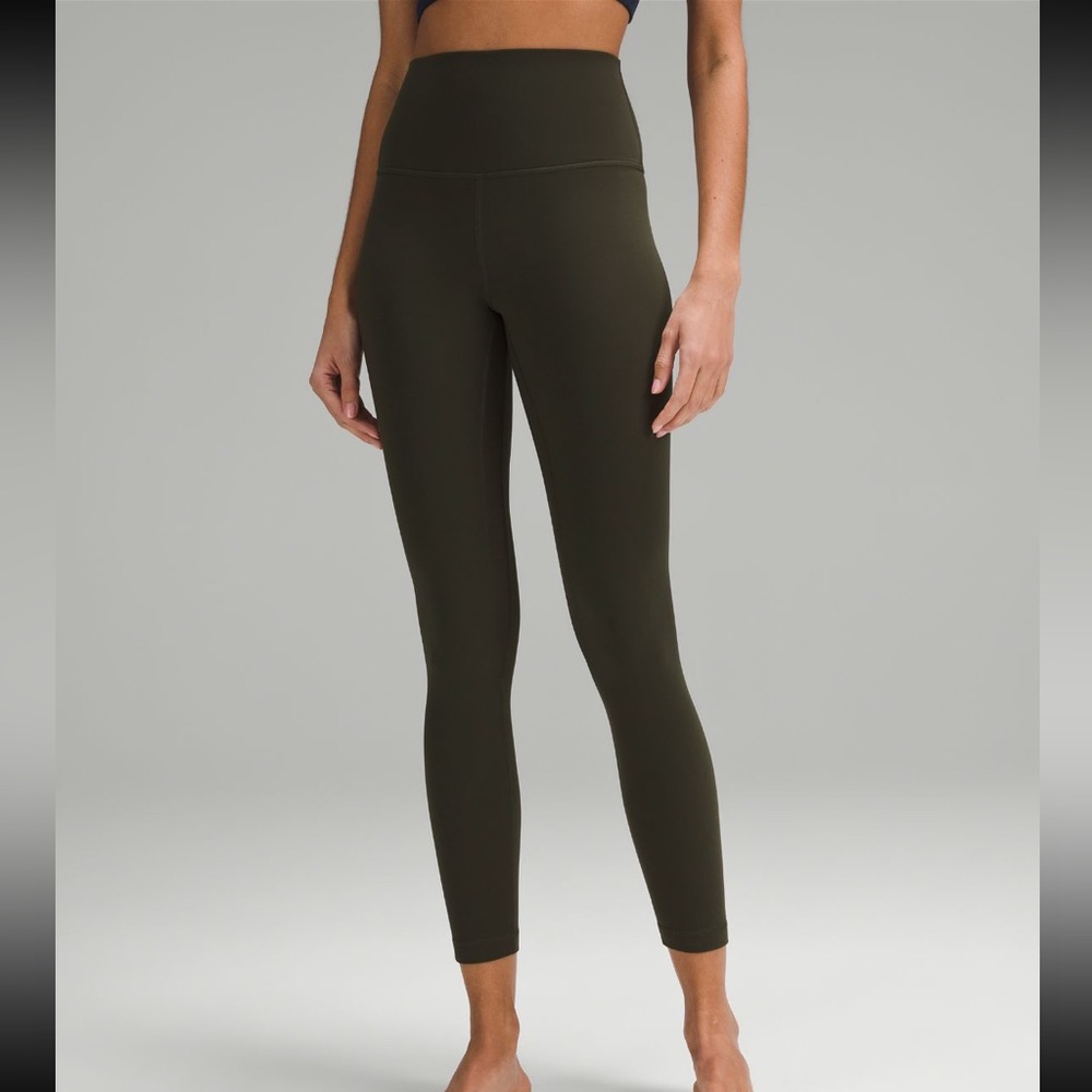 Lululemon Align High Rise 25” in Dark Olive